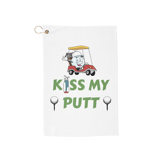 Kiss My Putt Golf Towel